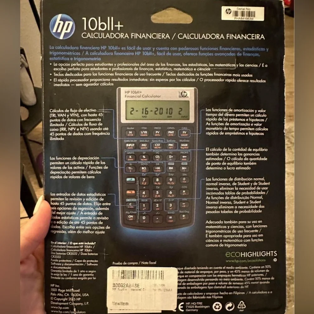 HP 10bII+ Financial Calculator